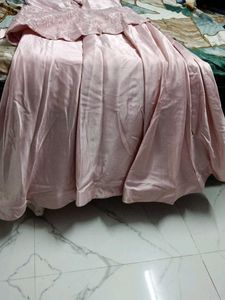 Elegant Pink Embellished Gown