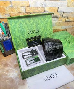 Gucci 2 Buckle Belt First Copy