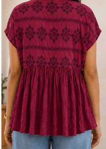 Peplum Top with high flare