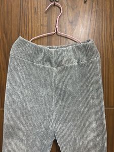 Corduroy Flared grey Pants