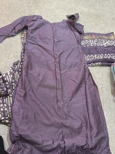 Elegant Purple Kurta Set with Dupatta