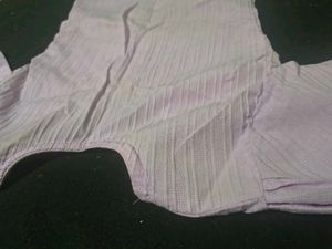 Elegant Lavender Striped Kurta