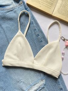 Cream Bralette Top