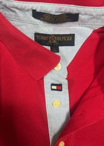 Tommy Hilfiger Red Polo Shirt