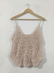 Crochet Button-Down Tank