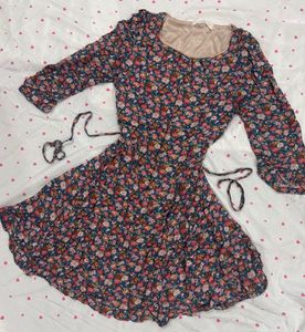 Floral Print Midi Dress