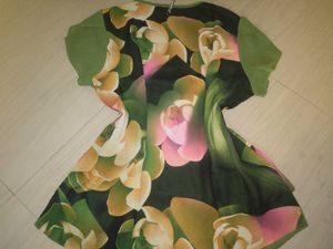 Chic Floral Print Tunic Top