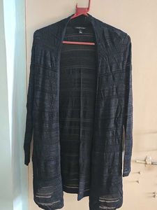 Chic Black Knit Cardigan