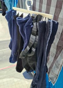 White Socks Drying Hanger