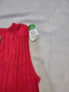 CHICO'S Sleeveless Ribbed Knit Tank Top