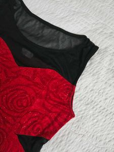 Sparkling Red Rose Dress bust 36