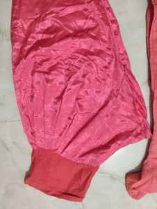 Elegant Pink Kurta Set with Salwar