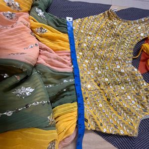 diwali offer !!Rainbow Sequin Gown grab soon