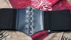 Fashionable Black Corset Belt