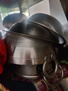 Steel Plates And Cooking Items