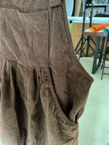 Brown Corduroy Jumpsuit