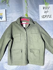 Reserved Olive Green Utility Jacket