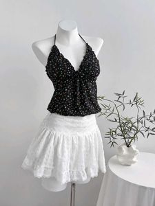 Floral Halter Neck  Top