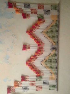 acrylical moti crystal clear toran