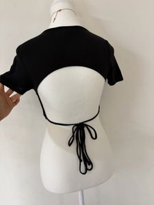 sexy backless Crop Top😭🤍