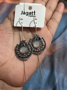 Jagatt Creations Oxidized Earrings