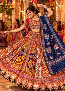 Vibrant Embroidered Lehenga Choli Set