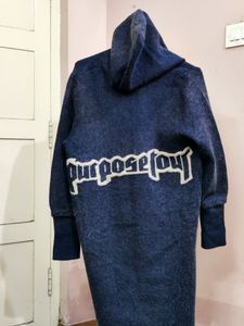 imported mens premium long cardigan sweater