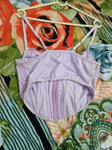 corset top with boning
