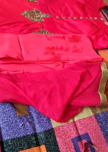 Hot Pink Embellished Dress