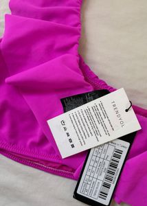Hot Pink One-Shoulder Ruffle Crop Top