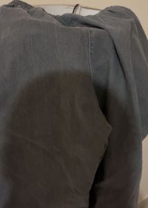 Gray Washed Denim Jeans