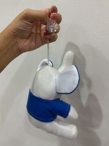 Cute White Elephant Plush Toy