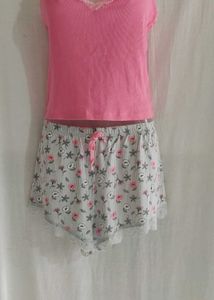 Cute Pink Cami Pajama Set