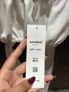 White Off-Shoulder Tie-Front Top