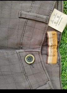 Louis Vuitton Checkered Trousers