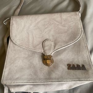 Zara Light Grey Crossbody Bag