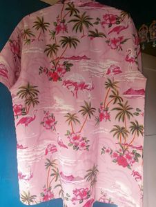 Pink Flamingo Hawaiian Shirt