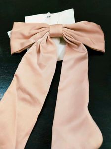 Elegant Satin Bow Hair Clip