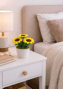 Artificial Sunflower Potted Plant