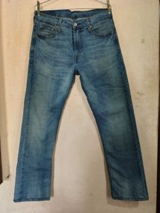Levi's 513 Blue Slim Straight Fit Jeans | Size 30