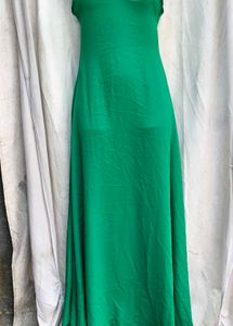 I. Emerald Green Embellished Maxi Dress