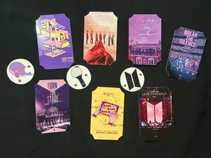 BTS Jungkook Photocards &amp; Stickers Set &amp; Tickets