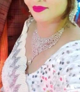 Beautiful All Over Moti Work Of White Saree