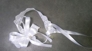 ♡ Lolita Kawaii White Lace Headdress Head