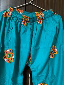 Garba Embroidered Palazzos | Navratri