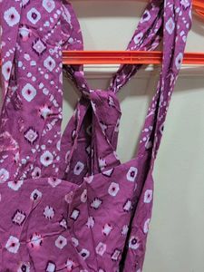 Boho Print Halter Neck Jumpsuit