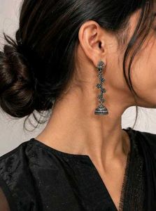Peacock Design Jhumka Earrings