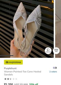Pointed Heel Sandals