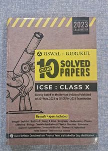 Class 10 ICSE Oswal past year Ques papers
