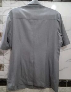 Men's Classic Grey Short Sleeve Shirt